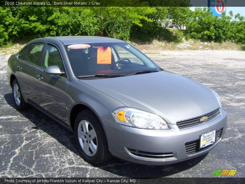 Dark Silver Metallic / Gray 2008 Chevrolet Impala LS