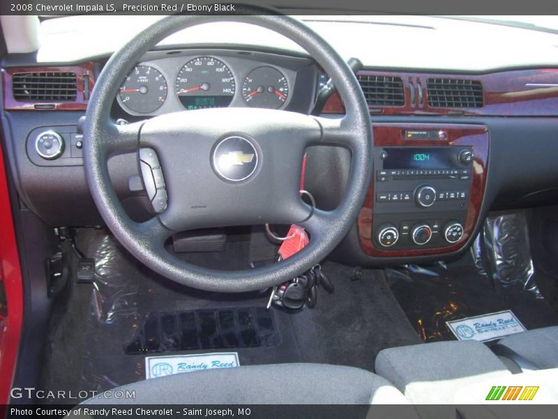 Precision Red / Ebony Black 2008 Chevrolet Impala LS
