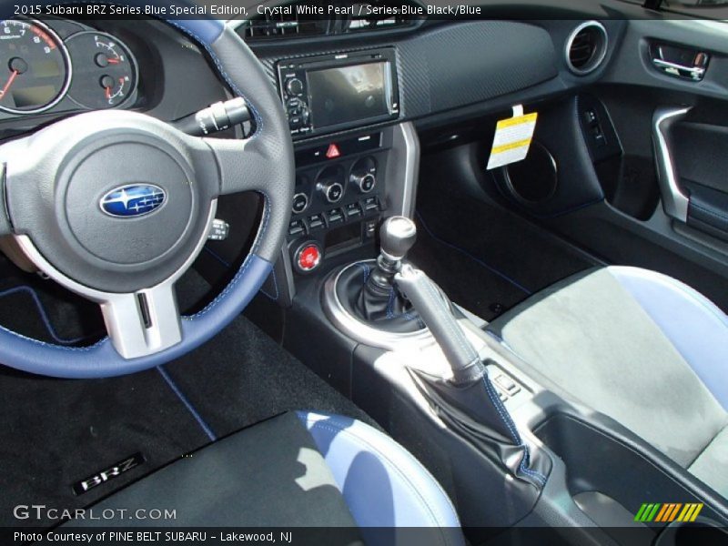 Dashboard of 2015 BRZ Series.Blue Special Edition