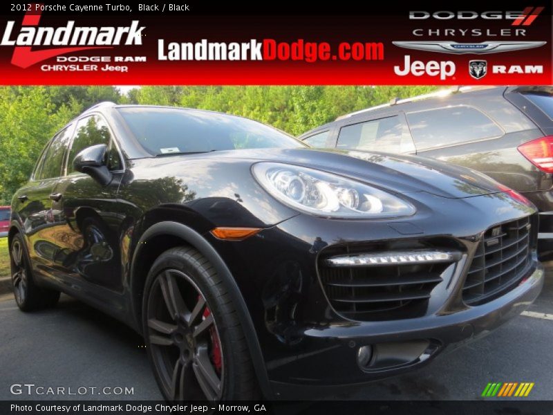 Black / Black 2012 Porsche Cayenne Turbo