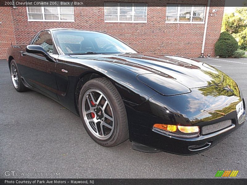 Black / Black 2002 Chevrolet Corvette Z06