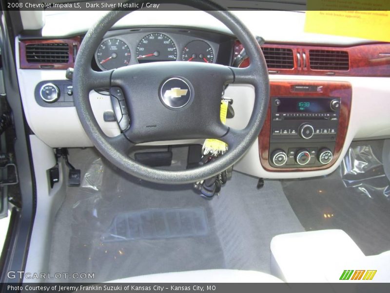 Dark Silver Metallic / Gray 2008 Chevrolet Impala LS