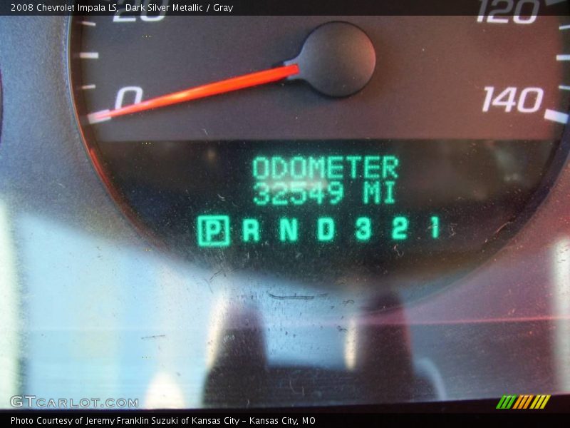 Dark Silver Metallic / Gray 2008 Chevrolet Impala LS