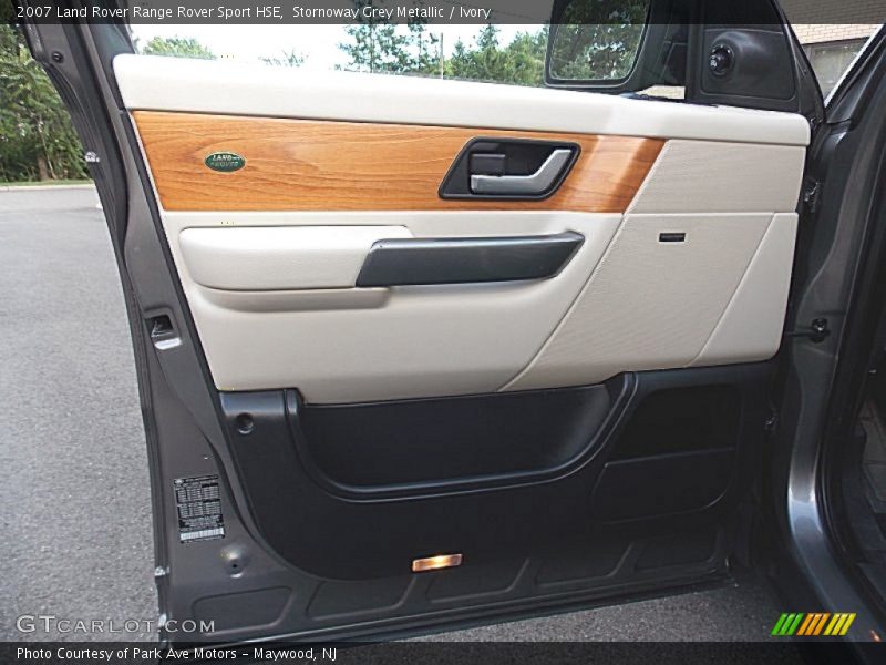 Stornoway Grey Metallic / Ivory 2007 Land Rover Range Rover Sport HSE