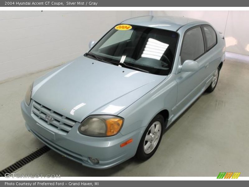 Silver Mist / Gray 2004 Hyundai Accent GT Coupe