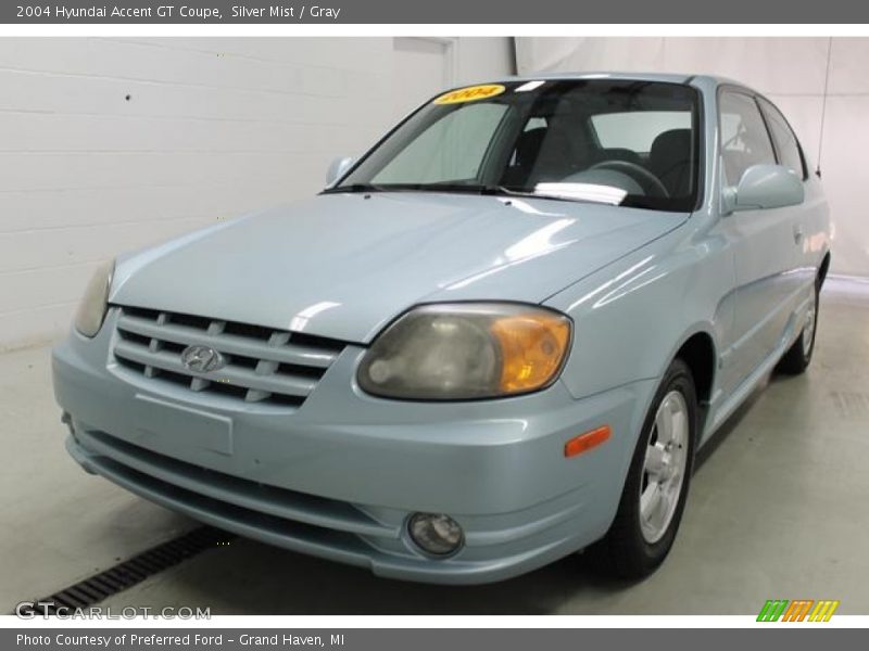 Silver Mist / Gray 2004 Hyundai Accent GT Coupe