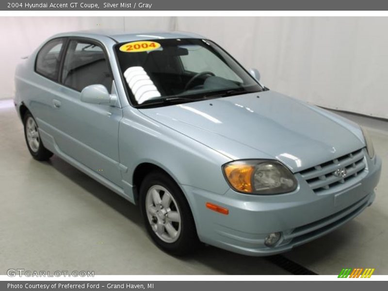 Silver Mist / Gray 2004 Hyundai Accent GT Coupe