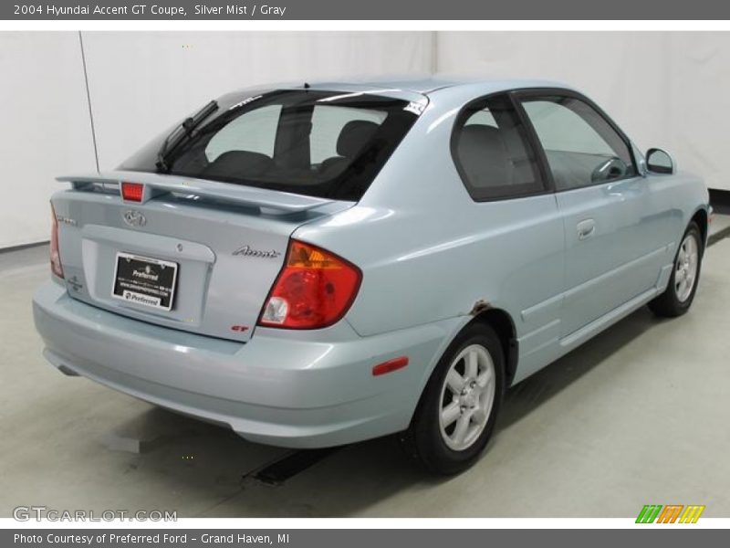 Silver Mist / Gray 2004 Hyundai Accent GT Coupe