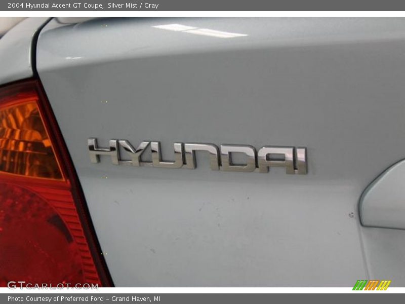 Silver Mist / Gray 2004 Hyundai Accent GT Coupe