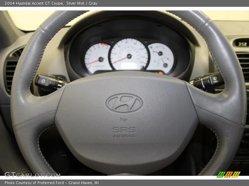 Silver Mist / Gray 2004 Hyundai Accent GT Coupe