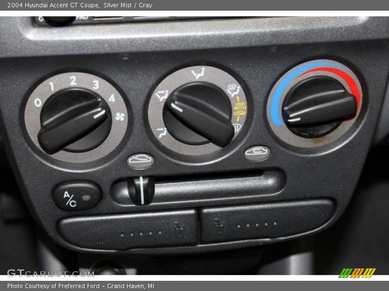 Silver Mist / Gray 2004 Hyundai Accent GT Coupe