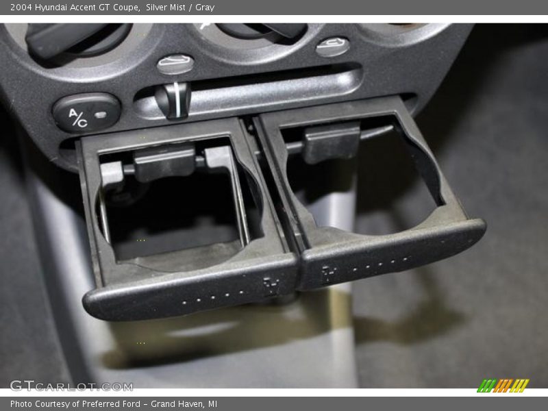 Silver Mist / Gray 2004 Hyundai Accent GT Coupe