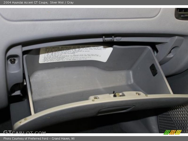Silver Mist / Gray 2004 Hyundai Accent GT Coupe