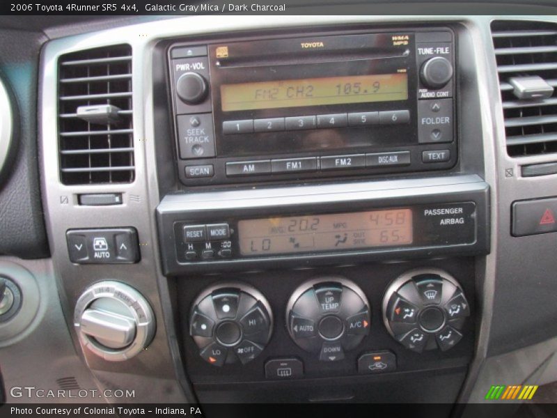 Galactic Gray Mica / Dark Charcoal 2006 Toyota 4Runner SR5 4x4