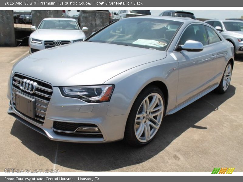 Florett Silver Metallic / Black 2015 Audi S5 3.0T Premium Plus quattro Coupe