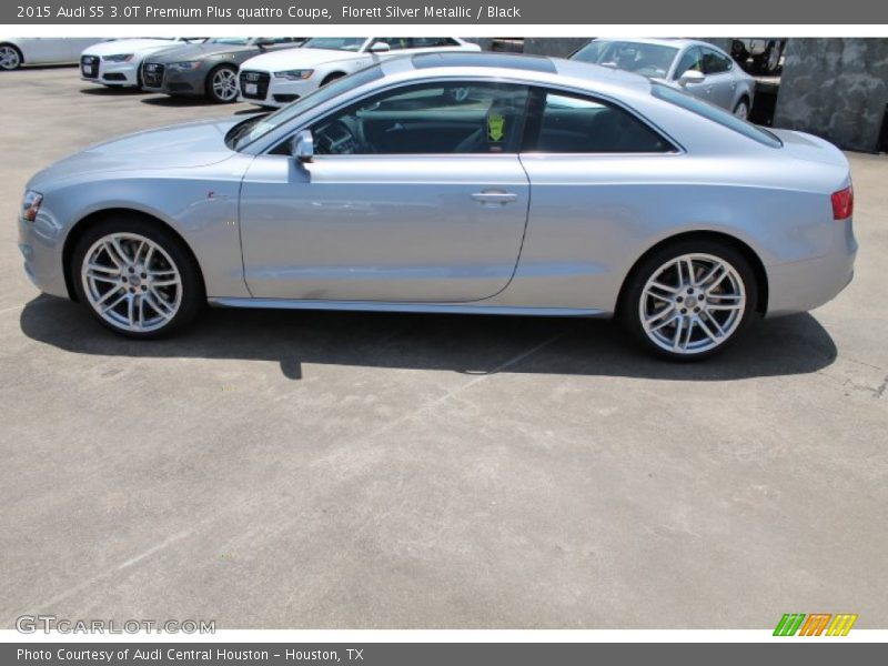 Florett Silver Metallic / Black 2015 Audi S5 3.0T Premium Plus quattro Coupe