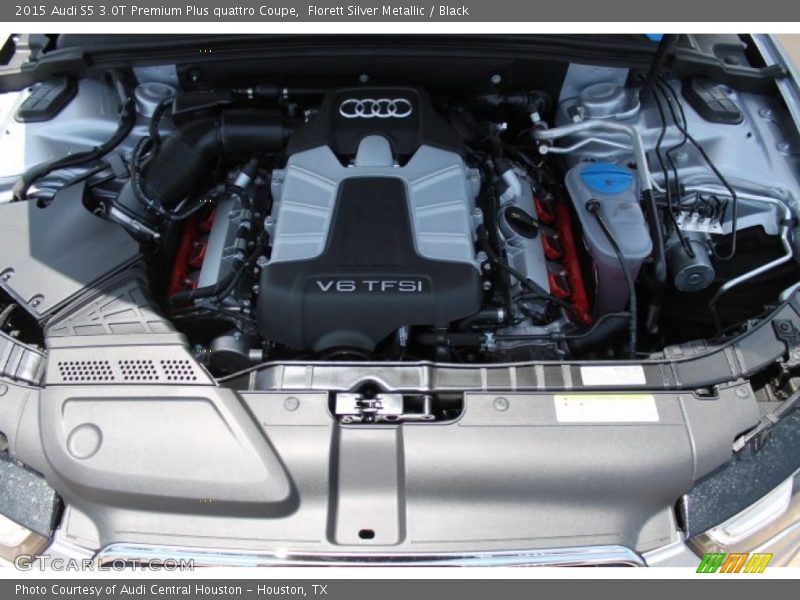 Florett Silver Metallic / Black 2015 Audi S5 3.0T Premium Plus quattro Coupe