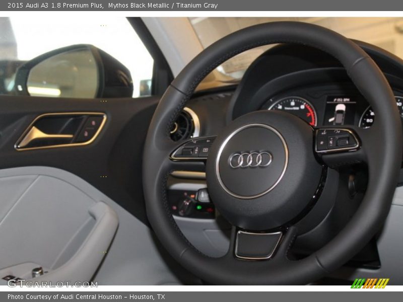 Mythos Black Metallic / Titanium Gray 2015 Audi A3 1.8 Premium Plus