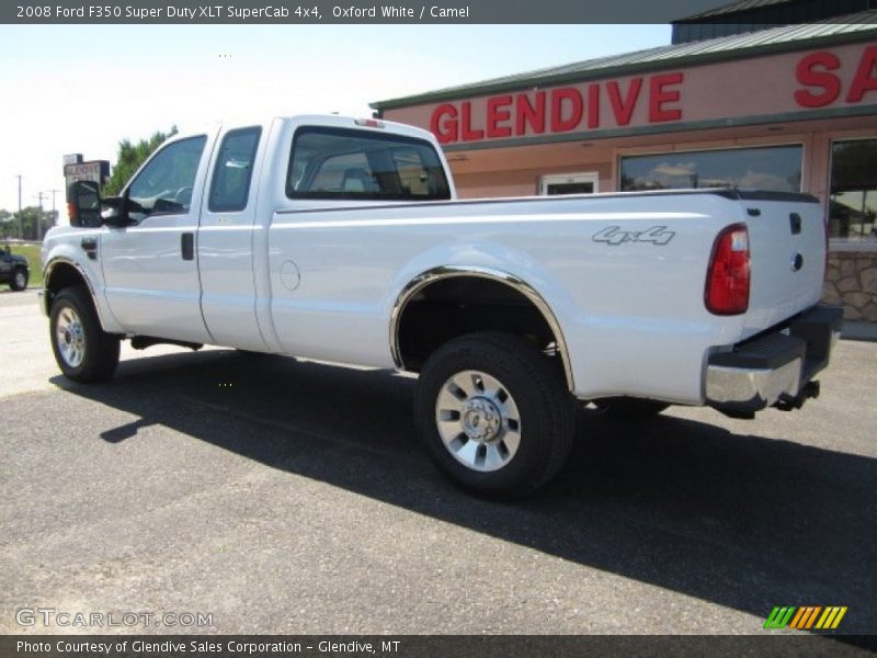 Oxford White / Camel 2008 Ford F350 Super Duty XLT SuperCab 4x4