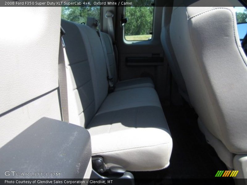 Oxford White / Camel 2008 Ford F350 Super Duty XLT SuperCab 4x4