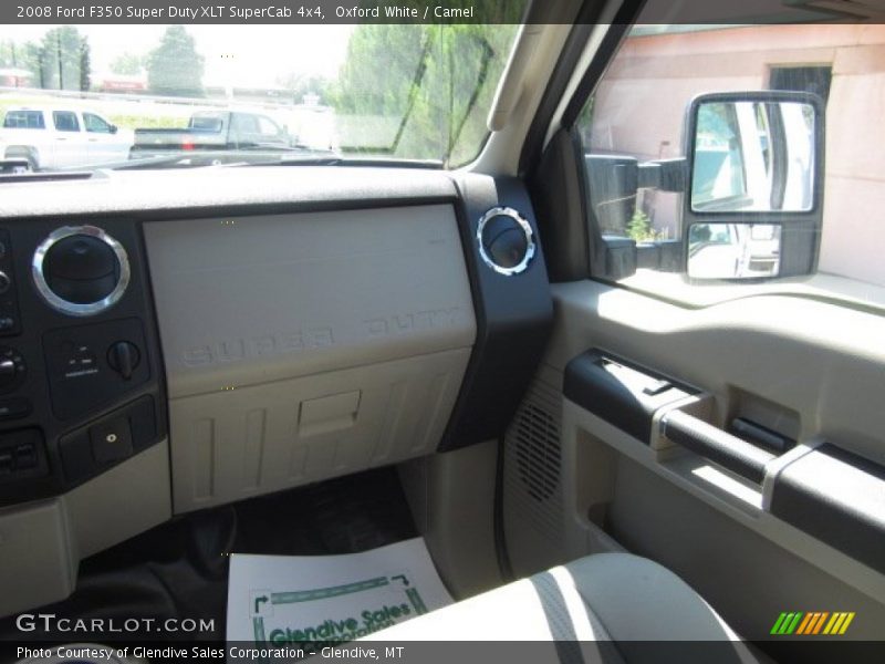 Oxford White / Camel 2008 Ford F350 Super Duty XLT SuperCab 4x4