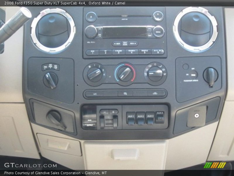 Oxford White / Camel 2008 Ford F350 Super Duty XLT SuperCab 4x4