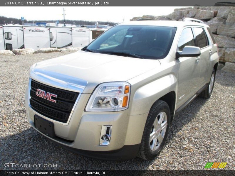 Champagne Silver Metallic / Jet Black 2014 GMC Terrain SLE