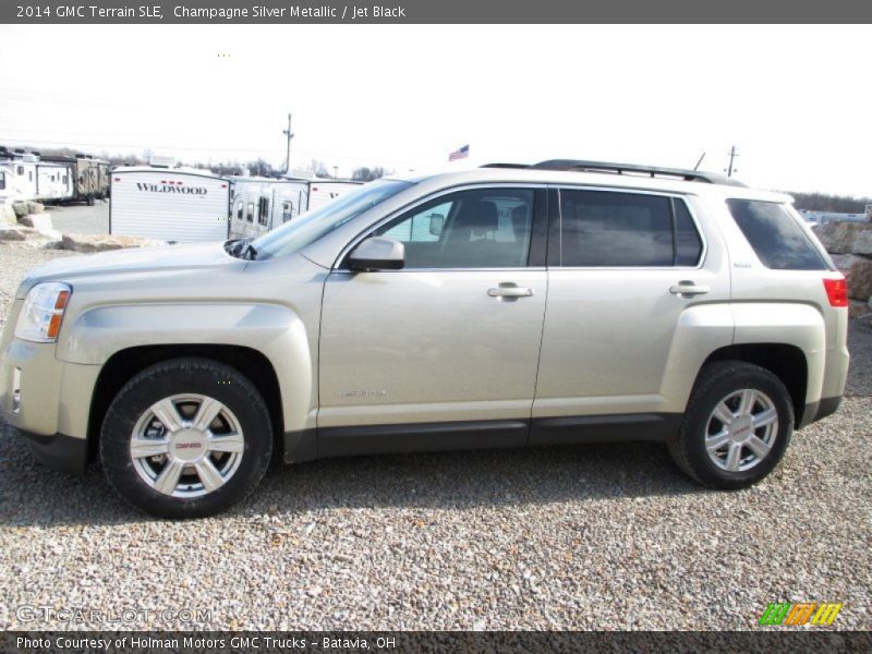 Champagne Silver Metallic / Jet Black 2014 GMC Terrain SLE