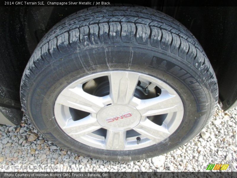 Champagne Silver Metallic / Jet Black 2014 GMC Terrain SLE