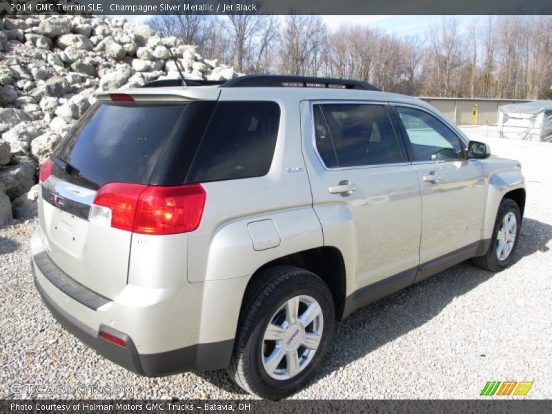 Champagne Silver Metallic / Jet Black 2014 GMC Terrain SLE