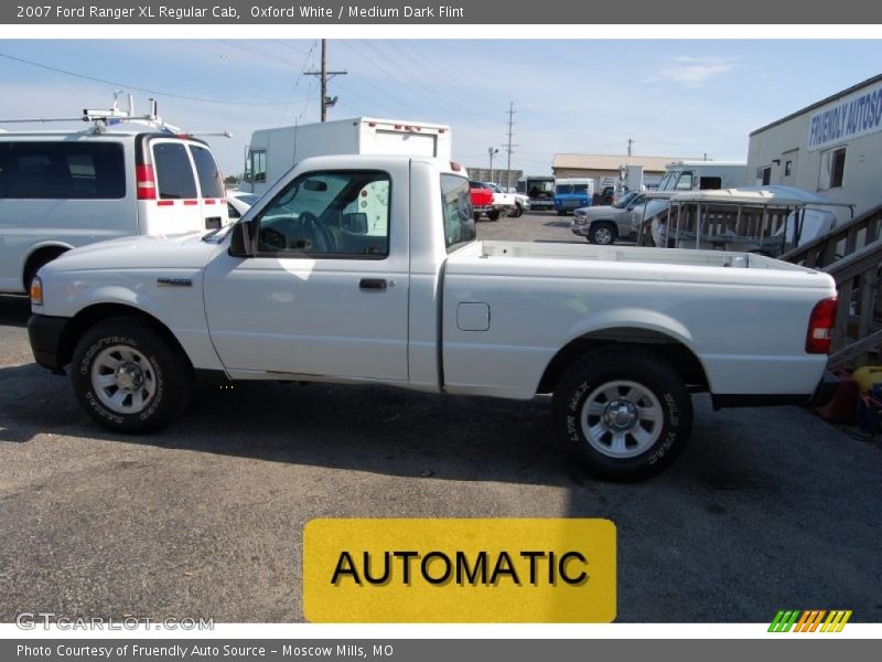 Oxford White / Medium Dark Flint 2007 Ford Ranger XL Regular Cab