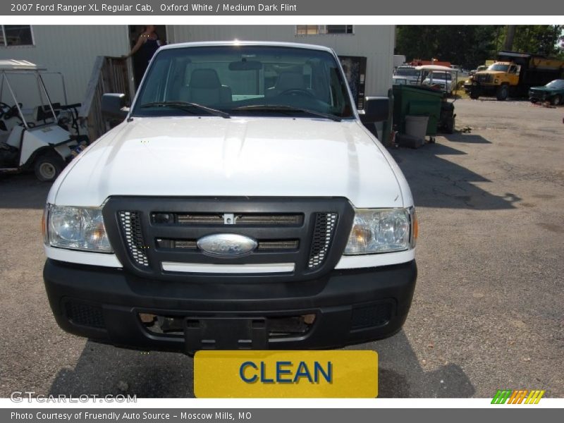Oxford White / Medium Dark Flint 2007 Ford Ranger XL Regular Cab