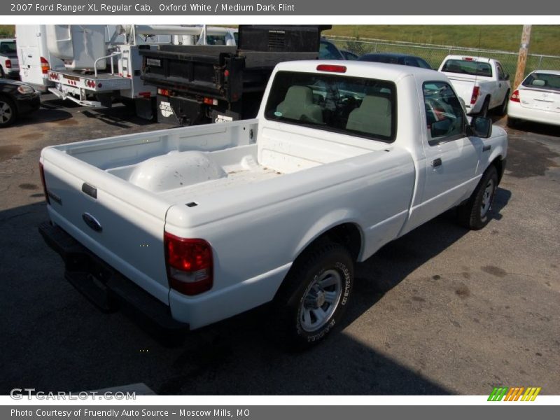 Oxford White / Medium Dark Flint 2007 Ford Ranger XL Regular Cab