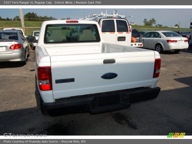 Oxford White / Medium Dark Flint 2007 Ford Ranger XL Regular Cab