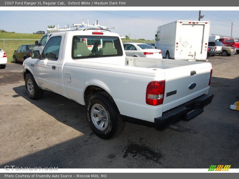 Oxford White / Medium Dark Flint 2007 Ford Ranger XL Regular Cab