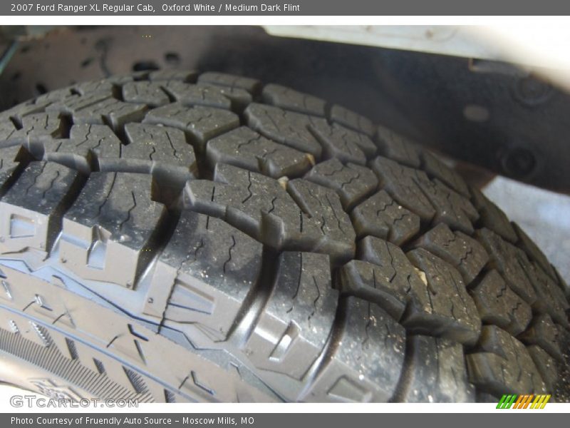 Oxford White / Medium Dark Flint 2007 Ford Ranger XL Regular Cab