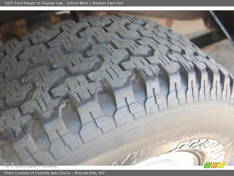 Oxford White / Medium Dark Flint 2007 Ford Ranger XL Regular Cab