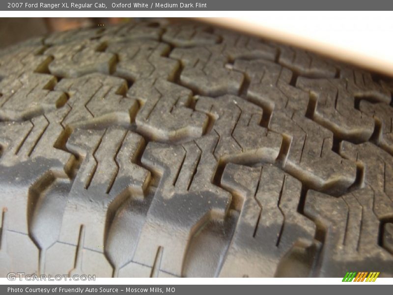 Oxford White / Medium Dark Flint 2007 Ford Ranger XL Regular Cab