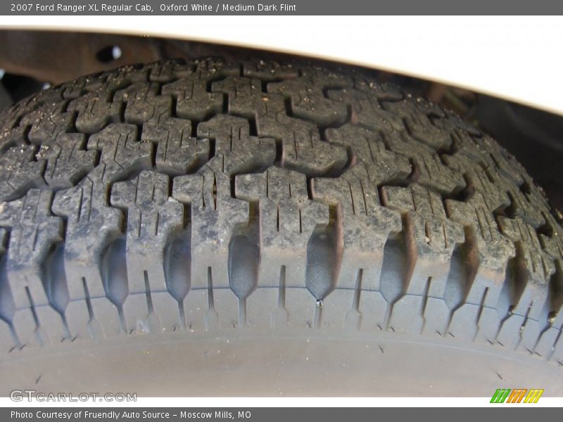 Oxford White / Medium Dark Flint 2007 Ford Ranger XL Regular Cab