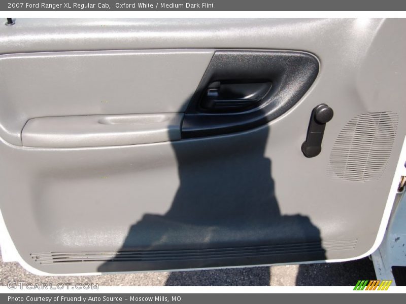 Oxford White / Medium Dark Flint 2007 Ford Ranger XL Regular Cab