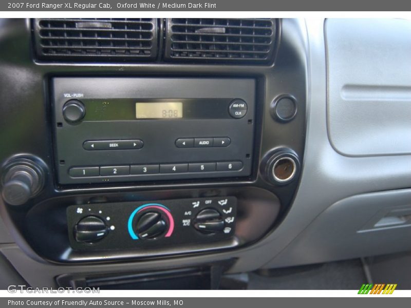 Oxford White / Medium Dark Flint 2007 Ford Ranger XL Regular Cab