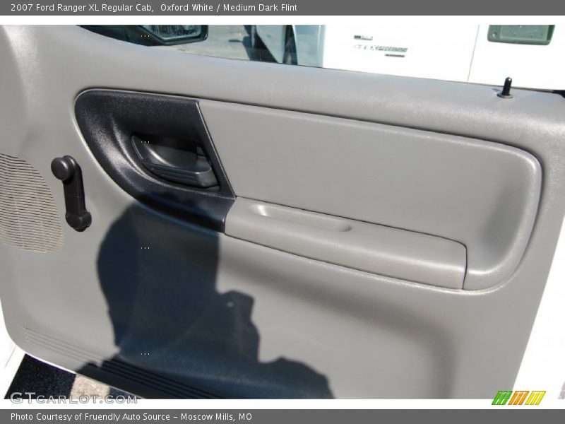 Oxford White / Medium Dark Flint 2007 Ford Ranger XL Regular Cab