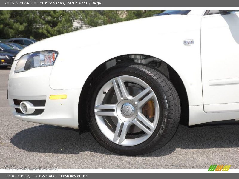 Arctic White / Beige 2006 Audi A4 2.0T quattro Sedan