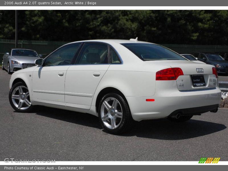 Arctic White / Beige 2006 Audi A4 2.0T quattro Sedan