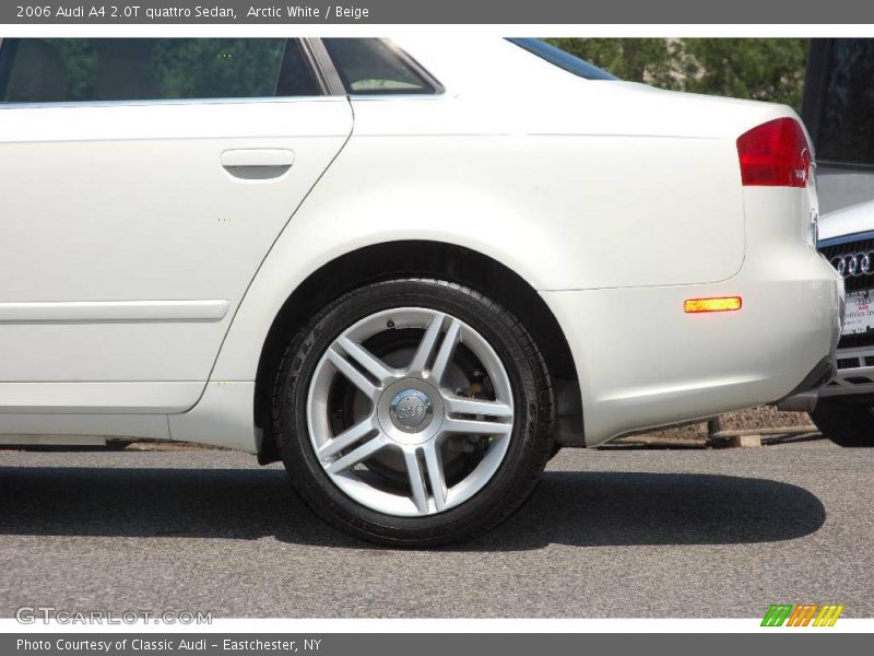 Arctic White / Beige 2006 Audi A4 2.0T quattro Sedan