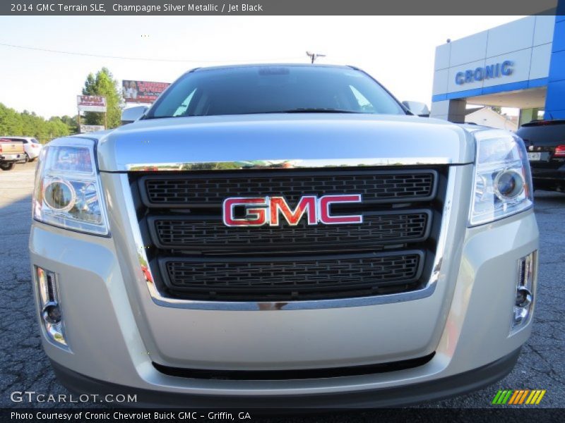 Champagne Silver Metallic / Jet Black 2014 GMC Terrain SLE