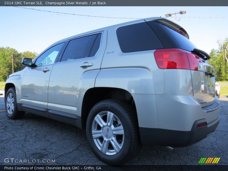 Champagne Silver Metallic / Jet Black 2014 GMC Terrain SLE