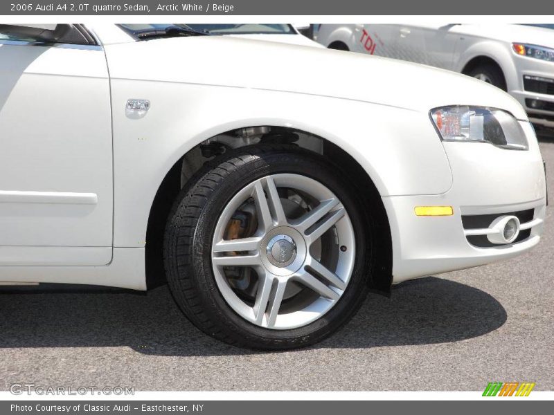 Arctic White / Beige 2006 Audi A4 2.0T quattro Sedan
