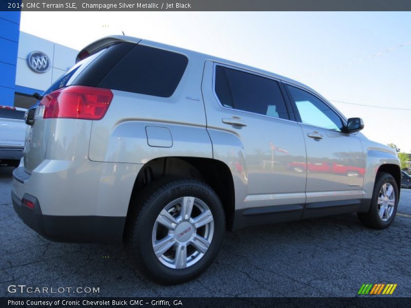 Champagne Silver Metallic / Jet Black 2014 GMC Terrain SLE