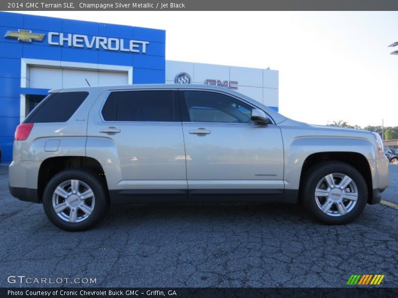 Champagne Silver Metallic / Jet Black 2014 GMC Terrain SLE